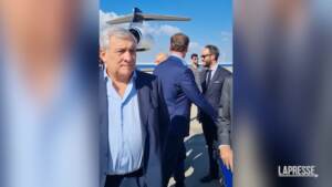 Tajani in Israele, l’arrivo del vicepremier a Tel Aviv