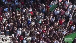 Cisgiordania, proteste contro Israele a Ramallah