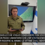Israele ordina evacuazione civili da Gaza, il messaggio dell’esercito