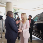 Meloni incontra il presidente del Mozambico Nyusi