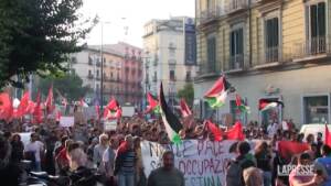 Medioriente, a Napoli la manifestazione pro-Palestina
