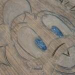 Un gigantesco ritratto di Paperino per celebrare il centenario della Disney