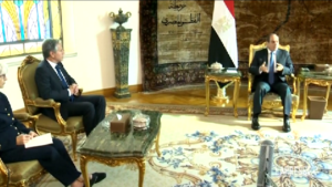 Medioriente, Blinken incontra Al-Sisi al Cairo
