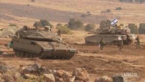 Israele, tank pronti al confine con il Libano