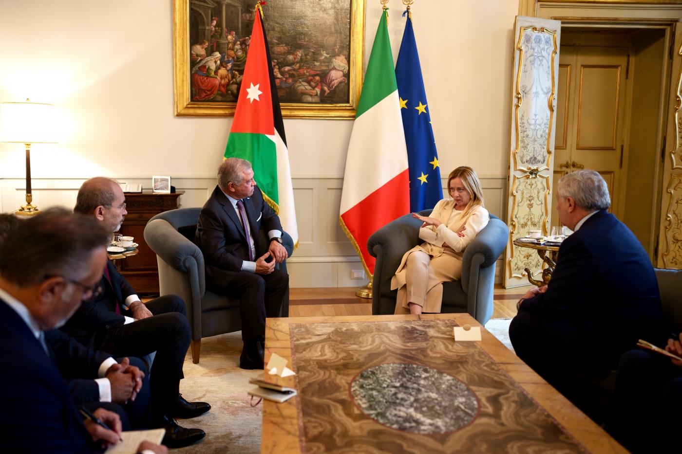 Medioriente, Meloni vede re Giordania: “Evitare allargamento crisi”