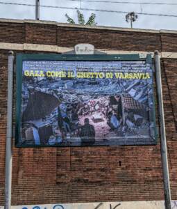 Shoah, ‘Gaza come il ghetto di Varsavia’: spunta manifesto a Roma
