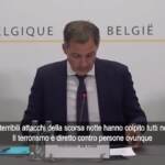 Attentato Bruxelles, premier De Croo: “Terroristi non vinceranno mai”