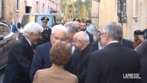 Mattarella visita la Comunità di Sant’Egidio a Roma