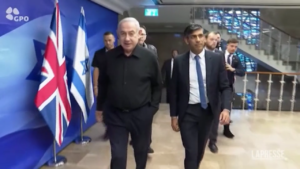 Israele, Sunak incontra Netanyahu e Herzog