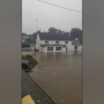 Tempesta Babet sull’Irlanda, inondazioni in città e villaggi