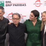 Timi, Rohrwacher e Torre alla presentazione del film ‘Mi fanno male i capelli’