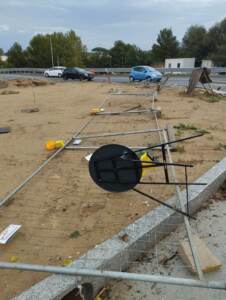 Maltempo, tromba d’aria colpisce Livorno