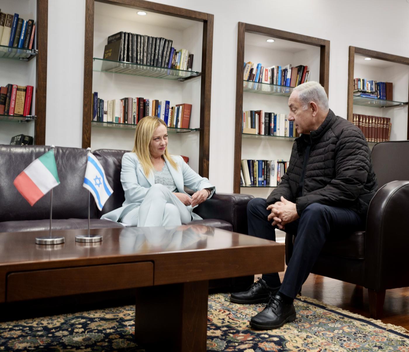 Israele, Giorgia Meloni è arrivata a Tel Aviv Israele, Giorgia Meloni è arrivata a Tel Aviv