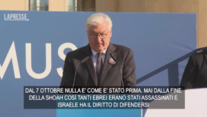 Berlino, Steinmeier: “La Germania sta con Israele”