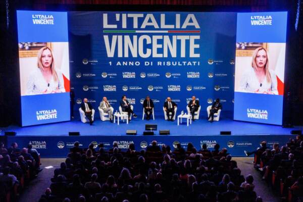 Governo, FdI festeggia un anno: grande assente è la premier Meloni