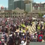 Medioriente, manifestazione pro Palestina a Kuala Lumpur