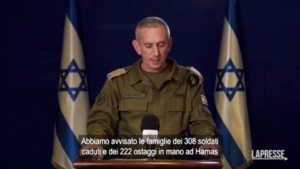 Medioriente, esercito Israele: “In mano di Hamas 222 ostaggi”