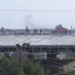 Gaza, fumo nero vicino al valico di Rafah