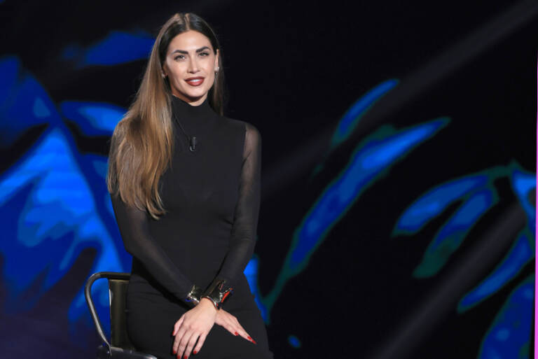 Melissa Satta ospite della trasmissione “Belve”, le foto