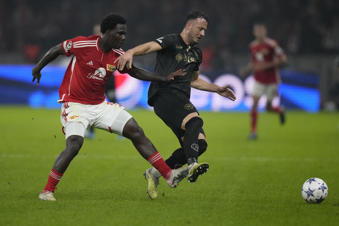 Union Berlino-Napoli 0-1, Raspadori ancora bomber di coppa