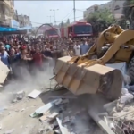 Gaza, si cercano sopravvissuti sotto macerie dopo raid Israele