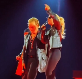 Lady Gaga canta ‘Shallow’ con gli U2 a Las Vegas