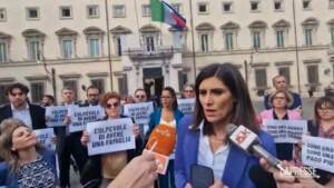 Flashmob M5S, Appendino: “Meloni mente alle donne”