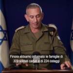 Medioriente, Israele: “Almeno 224 ostaggi in mano ad Hamas”
