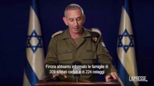 Medioriente, Israele: “Almeno 224 ostaggi in mano ad Hamas”