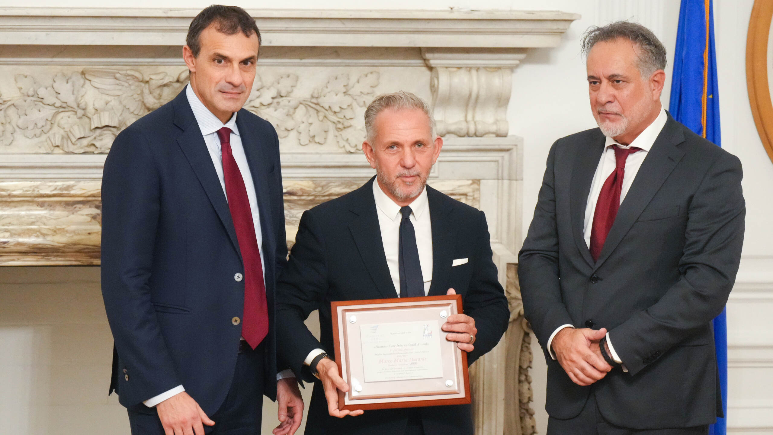 Business Care International Award, premio speciale a Marco Durante Business Care International Award, premio speciale a Marco Durante