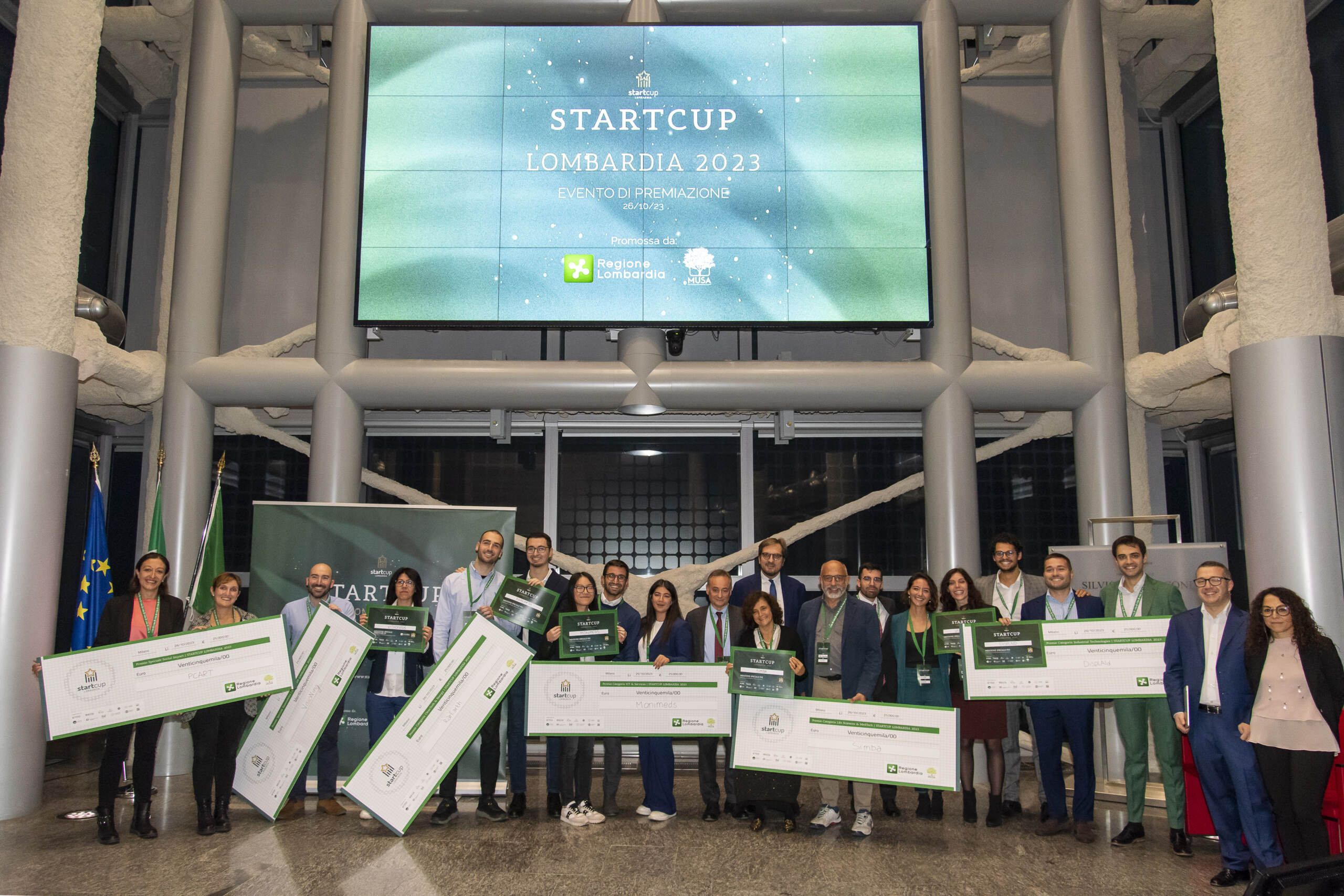 Lombardia, premiati i vincitori dell’edizione 2023 Startcup