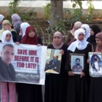 Palestinesi chiedono il rilascio dei loro cari a Ramallah