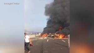 Egitto, maxi tamponamento in autostrada: 32 morti