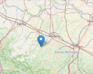 Terremoto tra Reggio Emilia e Modena, magnitudo 3.4
