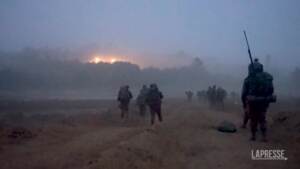 Israele, militari in azione nella Striscia di Gaza: il video