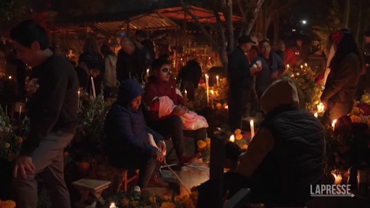 Maschera Del Giorno Dei Morti Con Rosa