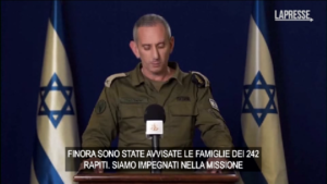 Israele: “242 ostaggi nelle mani di Hamas”