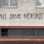 “Salvini deve morire”, scritta shock su un muro a Milano