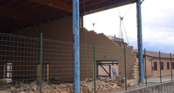 Maltempo, crolla palestra di una scuola in provincia di Campobasso