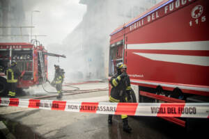 Milano, Esplosione in via Pier Lombardo angolo via Vasari