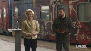 Ucraina, Ursula von der Leyen in visita a Kiev