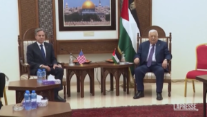 Medioriente, incontro tra Abbas e Blinken
