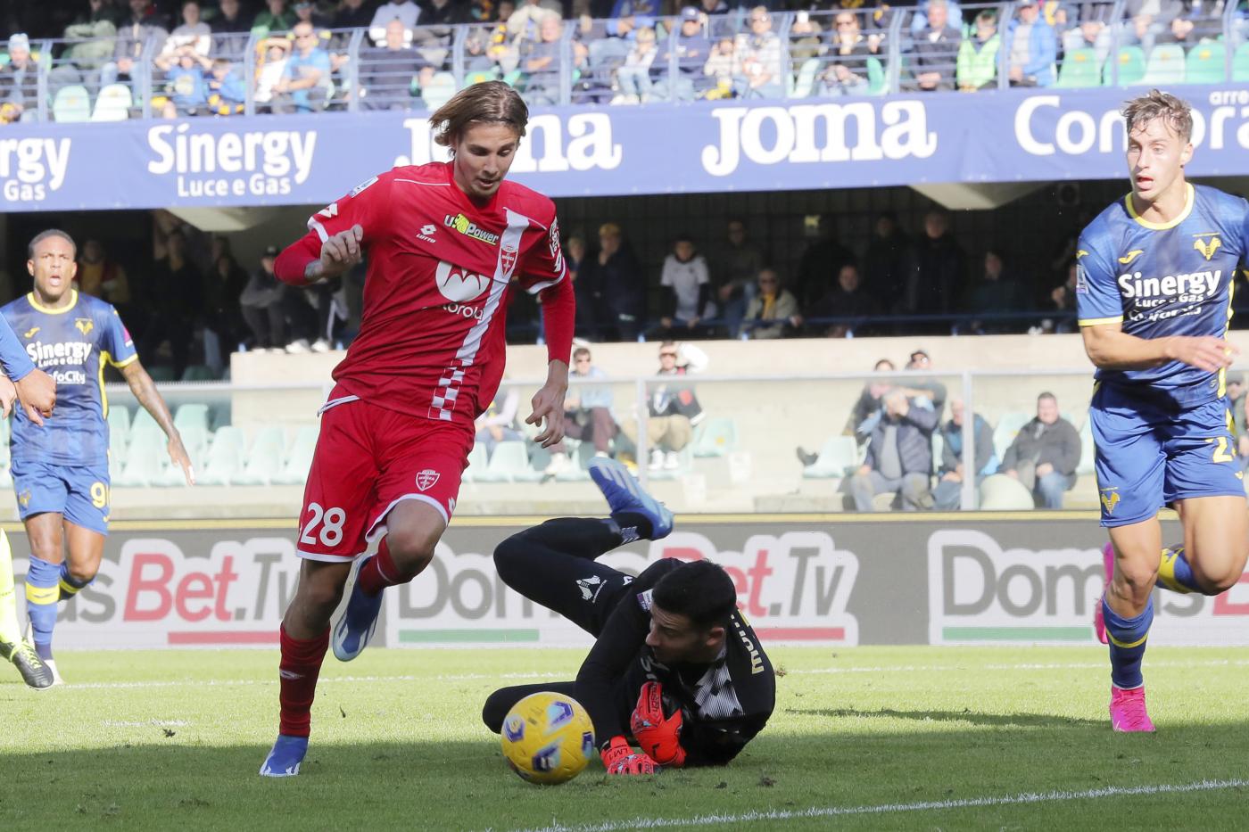Verona-Monza 1-3, doppietta di Colombo
