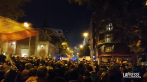 VIDEO Spagna, a Madrid proteste contro premier Sanchez