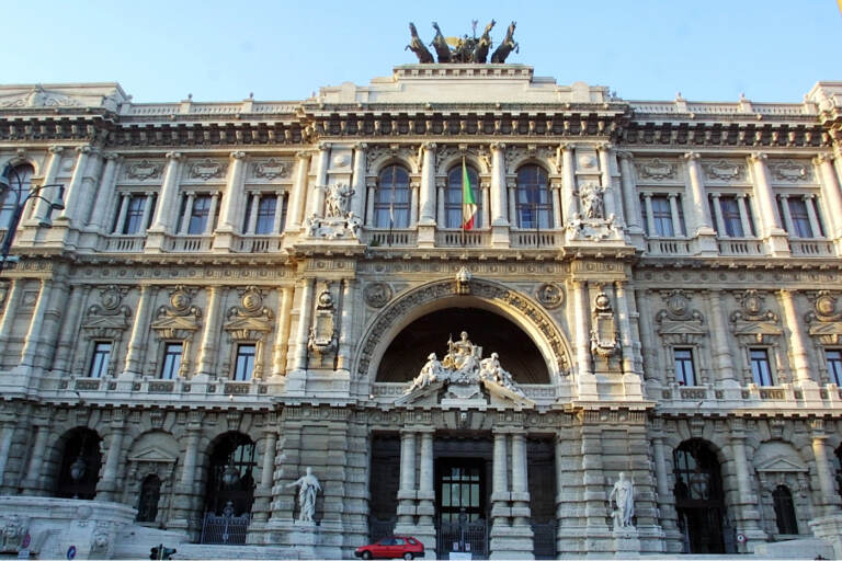 IL PALAZZO DI GIUSTIZIA SEDE DELLA CORTE DI CASSAZIONE