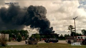 Usa, incendio in un impianto chimico del Texas
