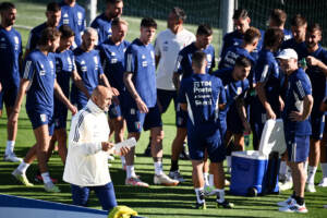 Coverciano - Allenamento della Nazionale Italiana di calcio