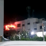 Gaza, attacco ospedale Shifa: le immagini dell’incendio