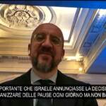 Gaza, Michel: “Importante pausa di 4 ore ma non basta”