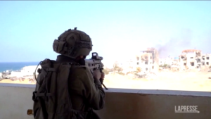 Esercito israeliano a Gaza: le immagini delle truppe in azione
